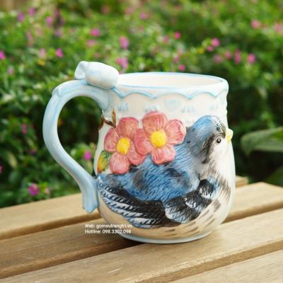 CẶP CỐC ĐÔI CHIM SỨ CAO CẤP